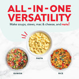 Mini Rice Cooker Steamer with Removable Nonstick Pot, Keep Warm Function & Recipe Guide, .5 Quart DASH