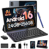 Tablet 2026 Latest Android 16 Tablet, 10 Inch Tablet with 24GB RAM
