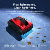 iGarden K Pro Cordless Robotic Pool Cleaner, 12H Runtime for Inground Pools, Wall Climbing & Waterline Scrubbing, 6604 GPH Suction, Smart AI Navigation, App & Touchscreen Control