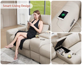 Power Reclining Sectional, Sectional Recliner, Leather Reclining Sectional