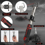 4pc Fishing Tool Kit- Fishing Pliers, Fish Fillet Knife with Sharpener, Fish Lip Gripper, Fishing Braid Scissors PROBITE