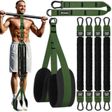Ayombo Pull Up Assistance Bands, Resistance Bands for Pull Up Bar Working Out, Adjustable Pull Up Bands for Exercise Muscle Training and Shape Body, Home Gym Workout Equipment Set with Foot Strap