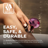 Skull Shaver Butterfly Kiss PRO - Women's Electric Shaver for Bikini Line, Legs & Body - Wet & Dry Use - Ergonomic, Hypoallergenic Blades - 60 Minutes Cordless Use - Purple