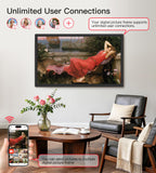 BIGASUO 32" Large Digital Picture Frame with FHD 1920x1080 Touch Display