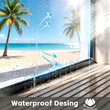LOHCEH Shower Door Double Sliding,50-54.in Wx72 in.H Semi-Frameless Shower Door,1/4 Inch Clear Tempered Shower Glass Doors with Explosion-Proof Film,Black