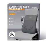 pryfey Back Massager, Rolling Up and Down Back Massager with Heat, Back Massage 4D Kneading for Pain Relief Deep Tissue, Ultrathin Shoulder Massager Mother's Day Gifts for Women Men Parents, Grey