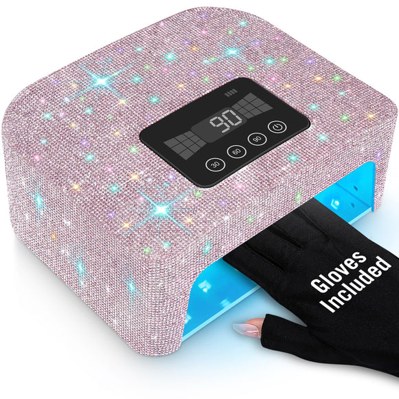 Nail Dryer with 4 Timer Modes, LED Nail Lamp Fully Decorate Aedavey