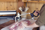 Weston Butcher Meat and Bone Saw with 16 Inch Stainless Steel Serrated Blade with Quick Release Handle (47-1601)