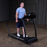 Body-Solid Endurance (T50) Rehab Walking Treadmill 1.5 HP Motor for Home and Commercial Use, Rehabilitation Treadmills 310 lbs. Capacity with LED Display and Wide Walking Pad, Black
