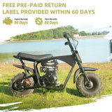 BRM100 Mini Dirt Pit Bike 105cc 4-Stroke Off Road for Teens Adults 220 LBS