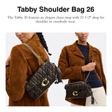 Coach Women's Quilted Tabby Shoulder Bag 26 | Quilted