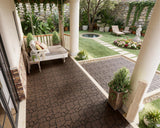 Mapleyard 216 PCS Plastic Interlocking Deck Patio Tiles - 12" x 12" Anti-Slip Waterproof Outdoor Flooring, Balcony Floor Decking for Poolside & Backyard, All Weather Use, Brown, Stone