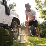 JYXYXSCP Outdoor Battery Powered Portable Rechargeable Auto Camping Shower Water Pump Shower,Portable 3-Speed Adjustable Shower,for RV Car Camping