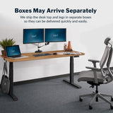 Vari Classic Electric Standing Desk - VariDesk Height Adjustable Sit/Stand Desk - Dual Motor with Memory Presets