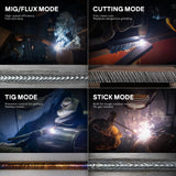 YESWELDER 6-in-1 Welder & Plasma Cutter Combo, 110V/220V MCT-520