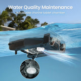 (2026 New) AIPER Experts Duo: Scuba V3 & EcoSurfer S2, 360° Top-to-Bottom Cleaning, 7 Day Hands-Free Care, 10x Faster Pool Cleaning with AI Patrol, Auto-Parking & Water Quality Maintenance, Gray