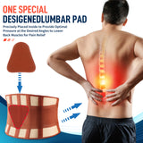 FEATOL Back Brace for Lower Back Pain, Breathable Back Support Belt for Women & Men, Brown, 2XL (Circumference:38.6-51.2")
