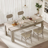 Garvee 71" Farmhouse Dining Table for 6-8 People, Rectangular Kitchen Table