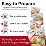 Legacy Food Storage 120 Serving Emergency Food Supply Bucket, 15 Entrees, 45,720 Total Calories, Shelf Stable Lunch & Dinner, Freeze Dried Survival Meals for MRE Camping, Hiking, Prepping
