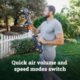 WORX Nitro Cordless Leaf Blower, Electric Blower with 410 CFM & 130 MPH with 3.8 Lbs, 4.0 Ah Battery & Charger Included, WG543