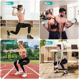 LIFERUN 15lb Steel Adjustable Dumbbell Set of 2, Free Weights Dumbbells Set, Non-Slip and Comfortable Foam Handle, Adjustable Dumbbells Weights Set for Home Gym Office Exercise