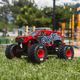 ARRMA RC Truck 1/16 Gorgon GROM 4X4 RTR Brushed Monster Truck (Battery & Charger Included), Red, ARA2130T2