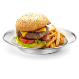 Wealers Unique Complete Messware Kit Polished Stainless Steel Dishes Set (4 Person Set) (Orange) Wealers