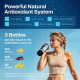 Energilz Hydrogen Water Bottle | 16.2 oz (480 ml) Hydrogen Water Generator | 6000 PPB Hydrogenator Machine | SPE/PEM Ionizer Generator (Black)
