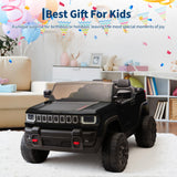 Garvee 24v Licensed Kids Ride on Car, 2 Seater Electric Truck for Big Kids with Parent Remote Control, 3 Speeds, Bluetooth Music, LED Lights for Ages 3-8