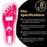 60Pairs(120Feets) Disposable Stick Spray Tanning Feet Pads Perfect for preventing spray tan solution,Deluxe & Hygienic Spray Tan Feet Pads-Ideal for Salons and Spas or Home,Easy to Apply