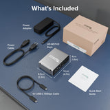 Plugable USB-C Triple Display Laptop Docking Station 3 Monitors, 15-in-1