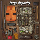 TIDEWE Hunting Backpack 5500cu with Frame and Rain Cover for Bow/Rifle/Pistol (Next Camo G2) TIDEWE