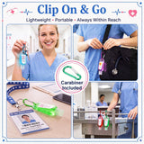 Sacubee 48 Packs Emergency Nurses Day Gift Bulk 1oz Mini Hand Sanitizer Gel
