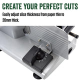 LEM Products 7 ½ Inch Electric Meat Slicer Machine with a Stainless Steel Serrated Blade