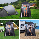Nice C Camping Shower Tent, Instant Pop Up Privacy Changing Tent, Outdoor Shower Enclosure, Toilet Tents, Camping Bathroom, Oversize (Square – 1 Room)