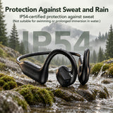 E12 Bone Conduction Headphones with Camera, 1080P Hand-Free POV Camera Earbuds, Smart AI Assistant, IP65 Waterproof, 16 Languages Bluetooth Open-Ear Wireless Sports Povbuds for Running , Cycling, Work
