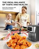 6-in-1 Air Fryer, 7-Qt Large Capacity, 50°F–400°F Precise Temp Control, Non-Toxic PFAS-Free Nonstick, Air Fry, Bake, Roast, Toast, Dehydrate