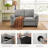 Jarenie 57" Loveseat Sofa Couches for Living Room 2 Seater Small Love Seat