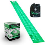 Golf Roll The Rock Putting Mat - Have Fun Perfecting Stroke, Alignment, Speed Control, Visualization, Consistency EyeLine Golf
