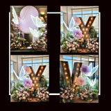 FLYINSKY Wedding Butterfly LED Floor Lamp - Creative Ceiling Decoration Props for Wedding, White, 60cm/23.6in Floor Lamp 1pcs