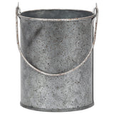 Lakeside Bait and Tackle Metal Bucket - Decorative Fishing Pail for Pencils, TV Remotes or Tools