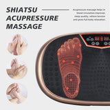EILISON FitMaxx 3D XL Vibration Plate Exercise Machine - Whole Body Workout Vibration Platform w/Loop Bands - Lymphatic Drainage Machine for Weight Loss, Shaping, Recovery (Fitpro Brown)