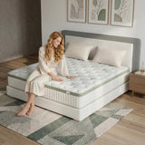 Queen Size Mattress 12 Inch, Medium Firm Memory Foam Hybrid Mattress with Individual Pocket Spring - Pressure Relief, Motion Isolation, Cool Sleep, 60" x 80"