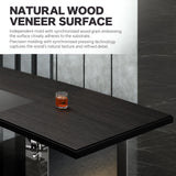HHEvergreenEnsemble Executive Desk with Wood Veneer Surface (110.24IN)