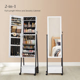 SONGMICS Floor-Standing Jewelry Cabinet Armoire