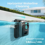 Aiper Scuba S3 Robotic Pool Cleaner, Cordless Lightweight with Strong Suction, Waterline Scrubbing, Smart Sensor Navigation, App Control & Waterline Parking, 240 Min Runtime for In-Ground Pools, Gray