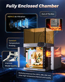 FLASHFORGE Creator 5 Pro Multi-Color 3D Printer,4-Toolheads,Fully Enclosed
