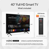 40-inch Full HD 1080p Smart TV with DTS Virtual: X, Alexa Compatibility, Google Cast Built-in, Bluetooth Headphone Capable VIZIO