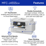 Wireless Color Inkjet All-in-One Printer with 2.7” Color Touchscreen and 2 Paper Trays | Includes Refresh Subscription