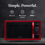 Countertop Microwave 1000 Watts, 1.1 cu ft - Microwave Oven With LED Lighting and Child Lock - Perfect for Apartments and Dorms Farberware
